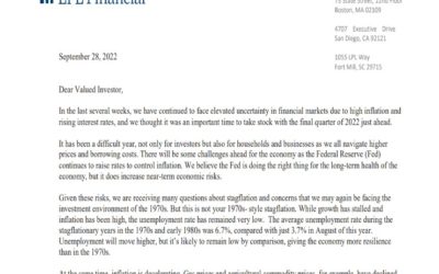 Client Letter | Better Times Ahead | September 28, 2022